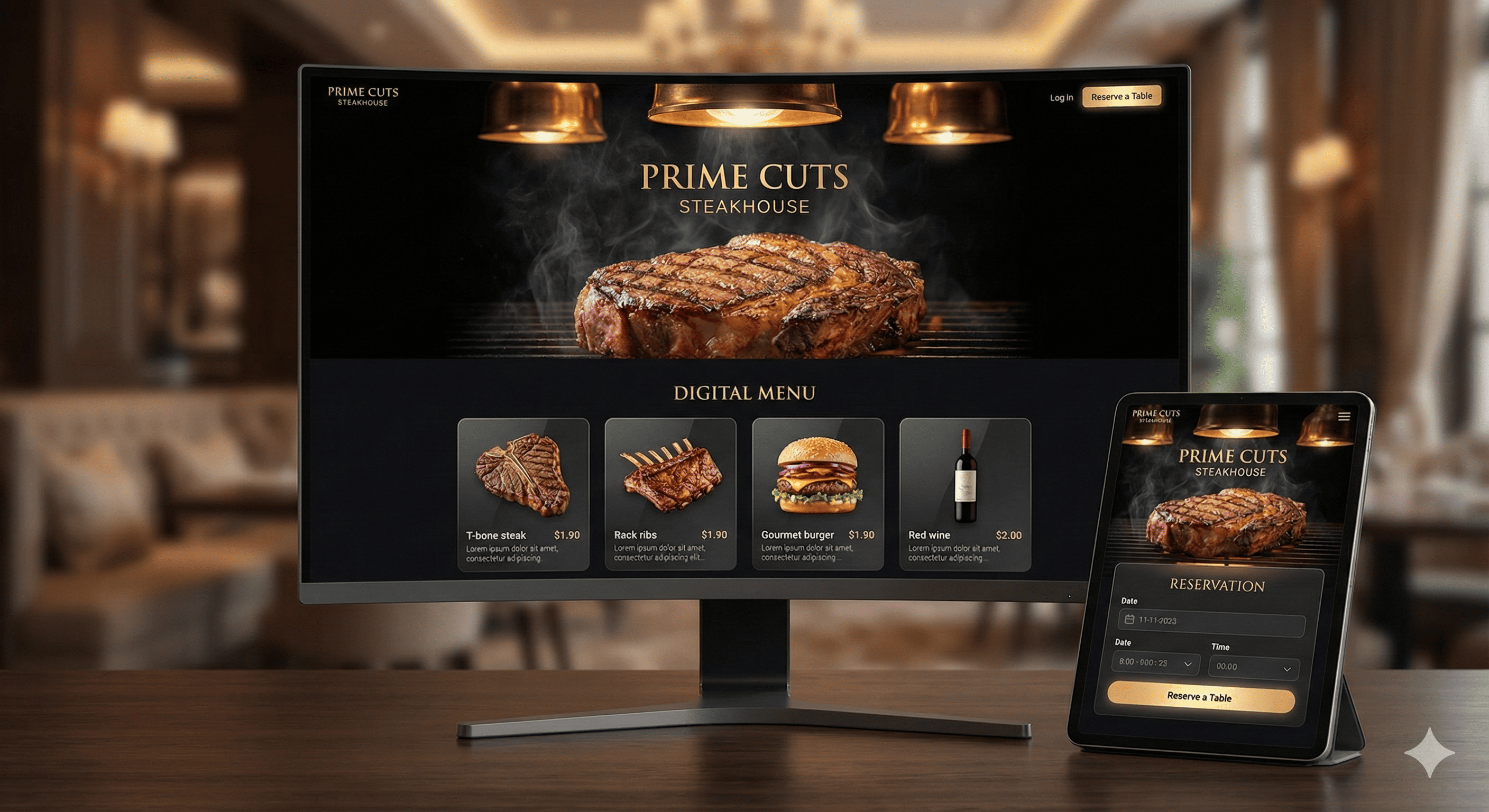 Food Website Design